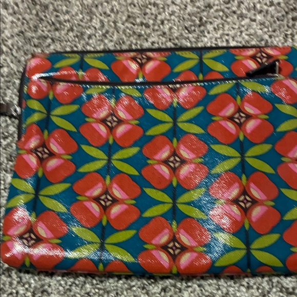 🎁 2/$15 Fossil “Key Per” Double Zip Multicolor iPad Case - Picture 5 of 6